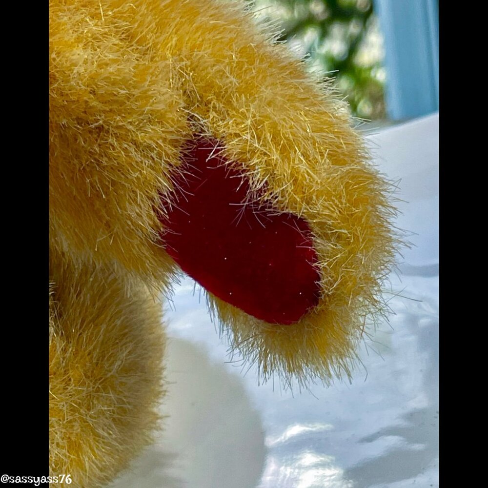 ▪️VTG▪️GODIVA▪️90's Red & Green Velvet 10" Collectible Holiday Plush Bear - Picture 4 of 8